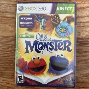 New SESAME STREET: ONCE UPON A MONSTER game for Microsoft XBOX 360 KINECT